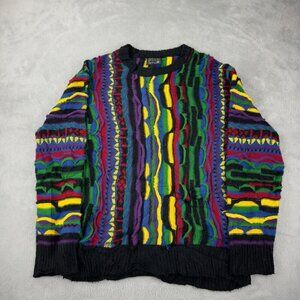 COOGI Australia Multicolor Retro Knit Sweater Men’s Size M